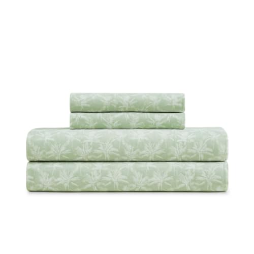 Image of Martha Stewart - Cotton Percale Queen Sheet Set with Pillowcases
