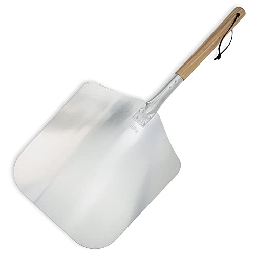 ZiiPa - Pala de pizza rectangular, Pala para horno de pizza, Pala de pizza de aluminio Cover