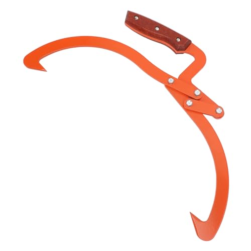13.8in -Duty Log Tongs with I-Slip Wood Handle for Efficient Ing and Handling Logs