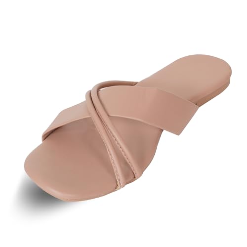 Image of Women's Lightweight Flip Flops | Comfortable Daily Wear Chappals | Soft Insole Slip-On Slippers for Girls & Women