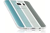 mumbi Hülle kompatibel mit Samsung Galaxy S7 Handy Case Handyhülle Edition Winter, blau