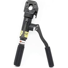 Huskie Tools 2-Stage 6-Ton Compact Manual Hydraulic Cutter. Cuts Rope, Copper, Aluminum & ACSR Wire up to .75"/20mm and Rebar, Anchor, Rod, Soft Steel Bolts & Guy Wire up to .50"/13mm JSHA-20