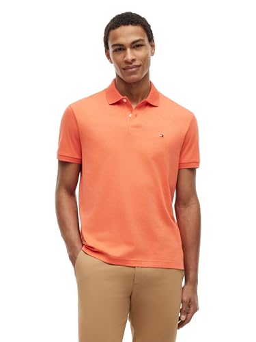 Image of Tommy Hilfiger Mens Short Sleeve Casual Polo Shirts in Regular Fit with Liquid Cotton