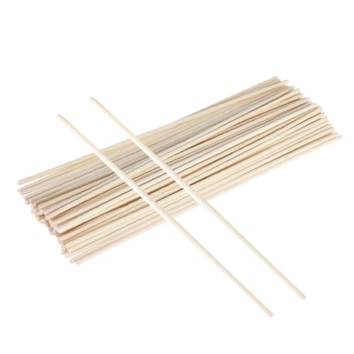 GRIRIW 150 Piezas Unidades Varillas de Ratán para Difusor de Aromas Varillas para Aromaterapia Absorción Rápida sin Necesidad de Batería Mantenimiento Fácil para Ambientador Hogar