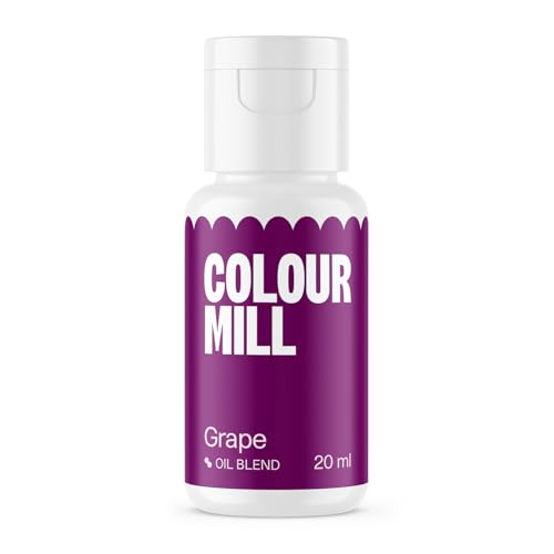 Colour Mill Oil Blend Food Colouring Grape: Colorante Alimentario Liposolubles a Base de Aceite - 20 ml