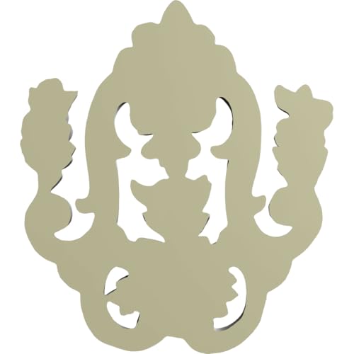 Lampe de fleur drop Ekena ornement de plafond grand format suspendu blanc