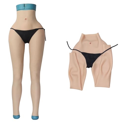 Culotte d'ajustement des fesses en silicone long pour morphologie masculin à féminin