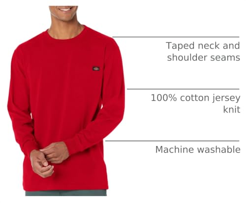 Image of Dickies Men's Big and Tall Long Sleeve Heavyweight Crew Neck