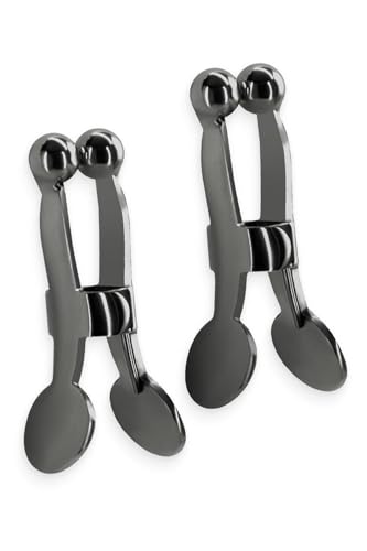 NS Novelties Bound Nipple Clamps C1 Gunmetal 5,1 cm