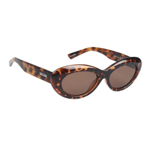 Image of KILLER Women's Sunglass, Oval Shaped Acetate Frame Polarized Lens Sunglasses Case For Women, Girls, Gradient Lens Sunglasses