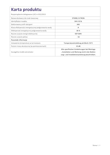 STIEBEL ELTRON Kleinspeicher SHU 10 SL, 10 l, 2 kW, druckfest, Untertisch, stufenlose Temperaturwahl über Drehwähler, Frostschutzstellung, 229472