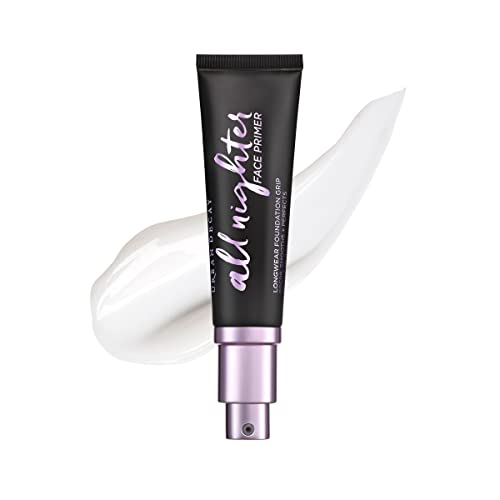 Urban Decay All Nighter Longwear Face Primer - Lightweight, Long-Lasting Formula - Locks Foundation in Place, Smooths & Hydrates Skin - 1.0 fl. oz