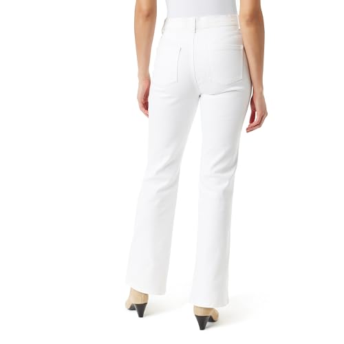 Gloria Vanderbilt Women's Petite Amanda High Rise Boot Cut Jean Standard, Vintage White3