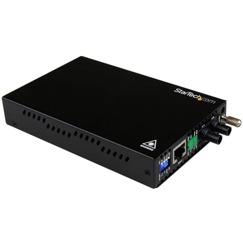 Image of StarTech 10 /100Mbps Ethernet to Fiber Optic Media Converter (ET90110ST2)
