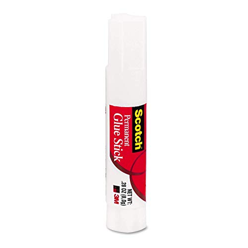 Scotch Mmm600824S Permanent Glue Stick (Pack Of 24), Clear #TOP3