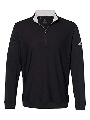 Adidas Performance Texture Quarter-Zip Pullover 4XL Black2