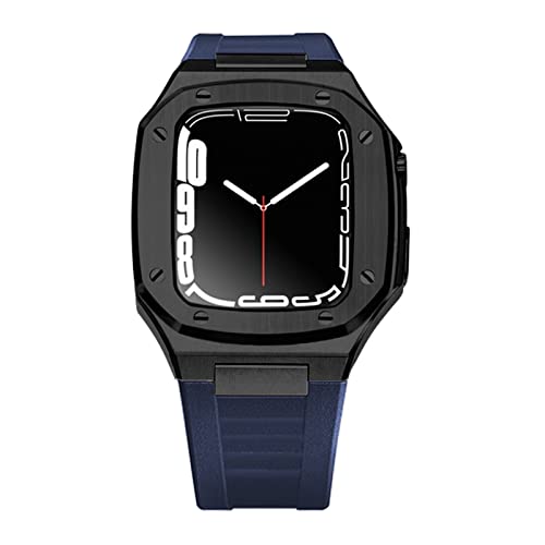 Boîtier antichoc Apple Watch 45mm et bracelet mauve de rechange