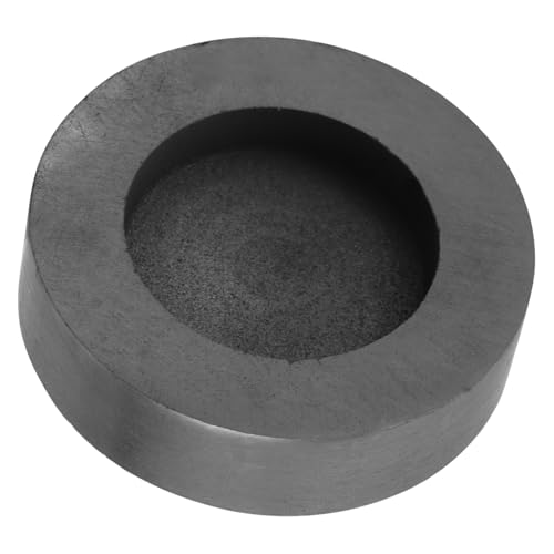 Housoutil High-Purity Graphite Crucible for Foundry Casting Jewelry Melting Furnace Round Graphite Pot 2.4ml Crucible Furnace for Smelting