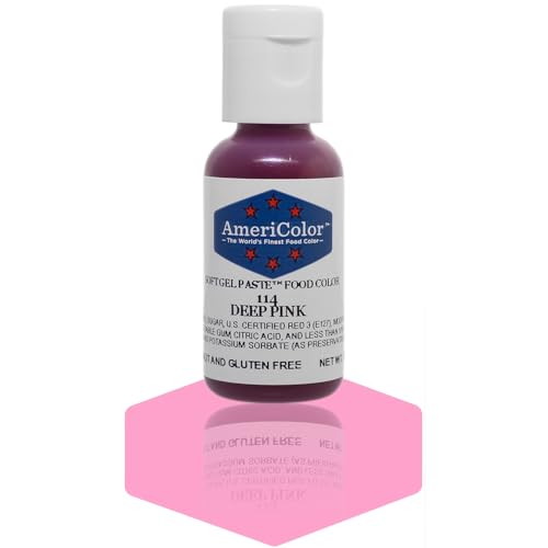 Americolor Soft Gel Paste Food Color, 0.75-Ounce, Deep Pink