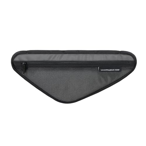Image of ViaTerra Cycling Frame Bag | Convenient Access to Essentials | NO Interference with Pedaling or handling | Quick Installation (Grey)