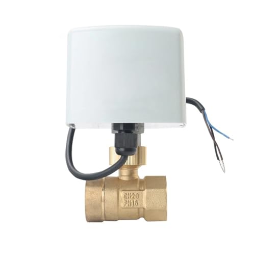 Vanne motorisée 1 pouce laiton 12V DC 3 fils pour circuit hydraulique - 5
