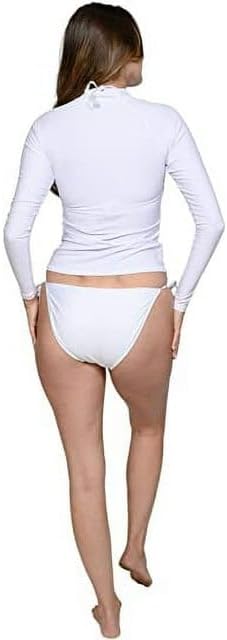 INGEAR Women's UV Sun Protection Long Sleeve Rash Guard Wetsuit Swimsuit Top - Image 3