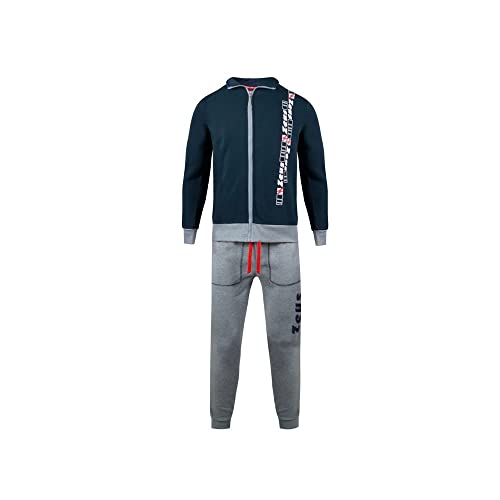 Rebeca Shop Mono Homewear Hombre Deporte Algodón Sudaderas Varios Tamaños Y Modelos Cómodo Y Cálido., Mz05 azul/gris Mel., L Cover