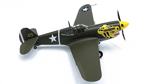 Modèle d'avion P-40E 1:72 fini en métal moulé sous pression par GUYANA