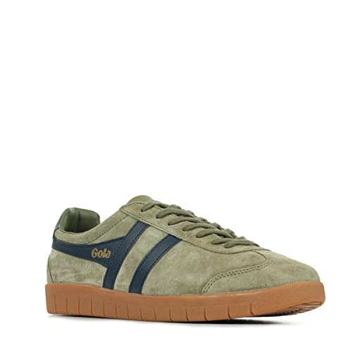 Image of Gola Men's Hurricane Suede Khaki /Navy /Khaki /Gum 9 M