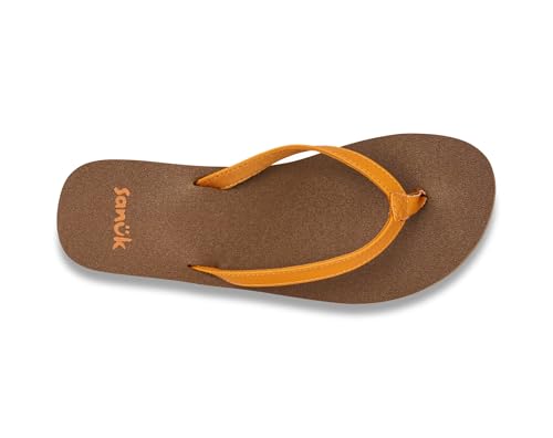 Image of Sanuk Yoga Joy Womens Flip Flops | Yoga Mat Footbed | Sandals for Women | Womens Yoga Sandals | Women's Beach Sandals