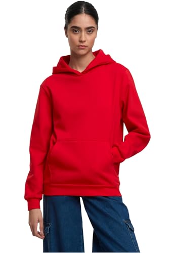 Urban Classics Sudadera con Capucha de Las Mujeres, 70% Algodón 30% Poliéster, Rojo, M