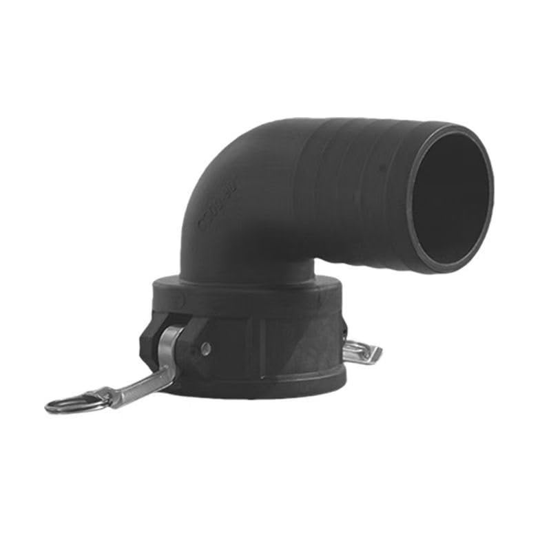 Conector de Toque de Manguera, Conector rápido de Extremo Hembra en Forma de C de plástico, Conector de cánula de Extremo Hembra, Conector de Cuero cabelludo doblado de 90 Grados de Extremo