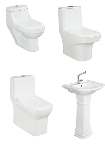 Western Toilet Floor With Standing Wash Basin (Pack of 4)|Sanitary Ware (217-Sanitary Ware 4)