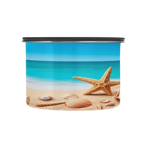 Contenedor Hermético de Acero Inoxidable Azul 500 ml
