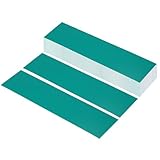 PATIKIL 8x2 Leer Namensschilder, 20Stück Benutzerdefinierte Gravierte Namensschild Rechteck Lasergravur Rohlinge für Personalisierte Namensschilder Bürotür Malbedarf, Dunkelgrün, Weiß