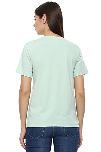 Image of Van Heusen Women's Solid Regular Fit T-Shirt