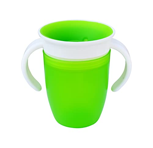THE LITTLE LOOKERS Leak Proof/Spill Proof Transition Training Sipper/ 360 degree Sippy Cups with handles | Easy to Grip Miracle Cups for toddlers/kids/Children 207 ml/ 7 oz. (Green) THE LITTLE LOOKERS Leak Proof/Spill Proof Transition Training Sipper/ 360 degree Sippy Cups with handles | Easy to Grip Miracle Cups for toddlers/kids/Children 207 ml/ 7 oz. (Green)