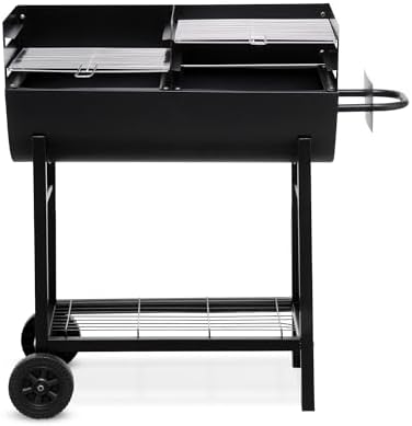 Barbacoa de carbón Tepro 1037 "Detroit" - Bandeja para barbacoa de carbón con carro