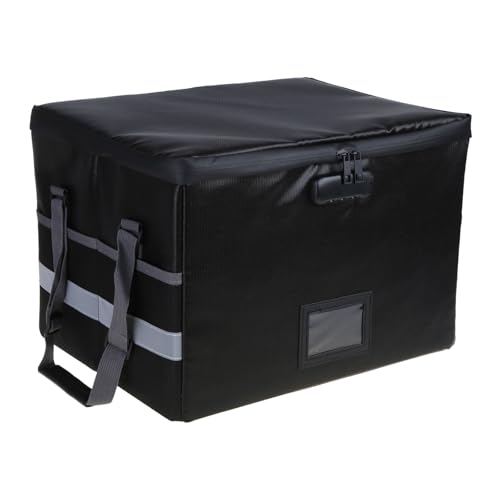 Boîte de rangement pliable ignifuge format lettre classeur document archives maison