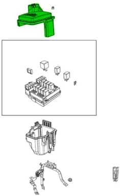 Mopar 68100627AA Fuse Box Cover