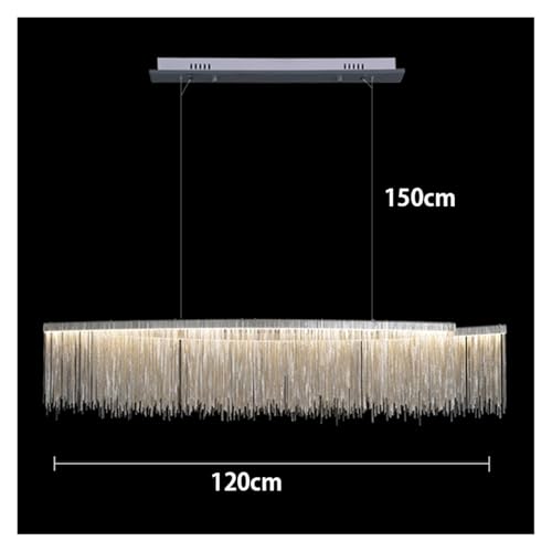 Lustre moderne chic suspension LED réglable décoration de standing - 3