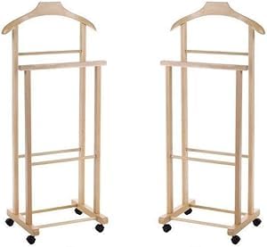 MA MAISON Commode de chambre double en hêtre 43x33xH105cm Pour trier et conserver vos vêtements en parfait état - Fonctionnel tous environnements (Double,...