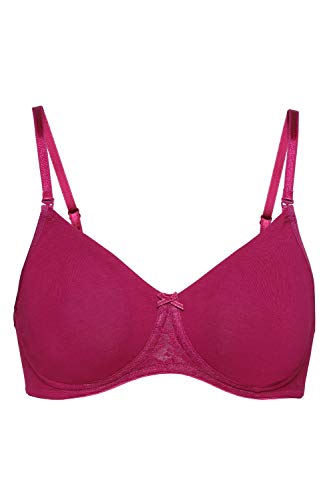 Image of Van Heusen Women's Everyday Cotton Bra|Medium Coverage|Non Padded|Non Wired|Seamless Moulded Cups|Anti Bacterial Tech| Keeps you Fresh|Sweat Absorbent|No Slip Soft Straps|Detachable Straps|Style 11001
