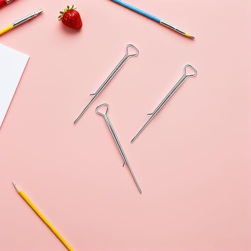ORFOFE 12 piezas soporte para mechas de vela de acero carbono miniatura 5