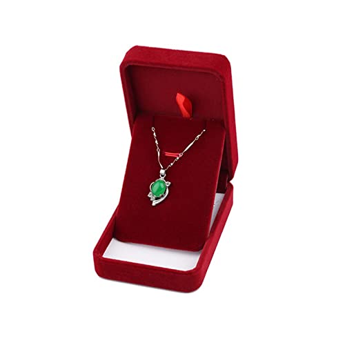 WYUYIWH Contenedores de almacenamiento Juego de joyas de lujo, caja para pulseras, collares, aretes, escaparate de joyas, caja de regalo, caja de boda para mujeres (color: K, tamaño: caja de anillo