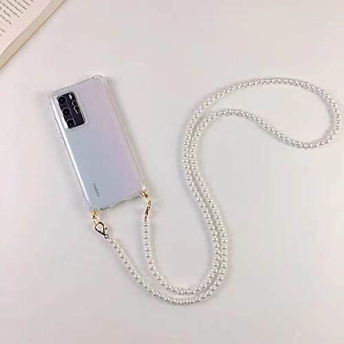 Luxury Pearl Crossbody Necklace Lanyard Soft Phone Case For Samsung Galaxy S22 S9 S10 S20 S21 Plus Note 8 9 A51 A71 Cover,1,For Samsung S21Ultra #TOP1