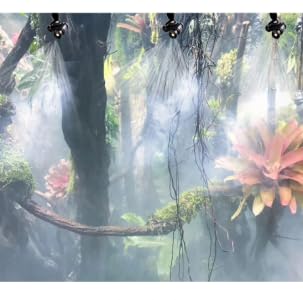 HEEPDD Reptile Terrarium Nozzle, 360° Adjustable Fogger Mist Sprinkler for Rainforest Tank Amphibians, Plants, Flowers, Reptiles - Image 4