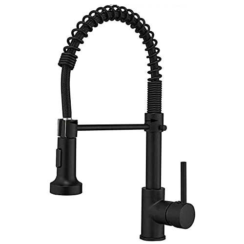 Robinet d'évier de cuisine avec pulvérisateur double fonction eau chaude et froide