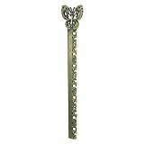 VILLFUL アンティークメタルブックマーク定規 蝶と杏デザイン ページマーカー兼用 多機能読書文具 ホームスクール図書館や旅行に適したブ