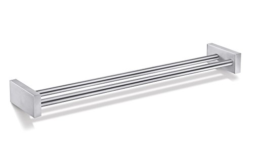Preisvergleich Produktbild ZACK 40144 "FRESCO" Doppel-Handtuchstange, Edelstahl matt